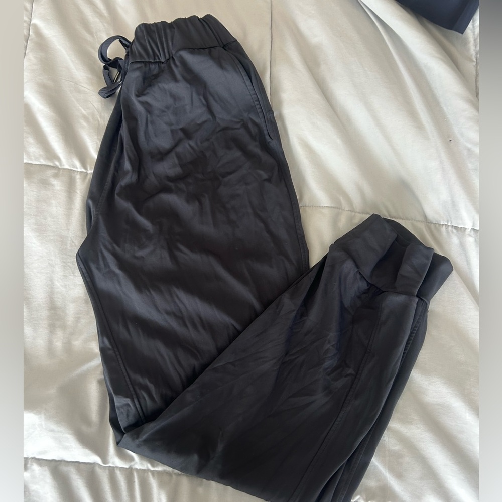 M black joggers, no name brand, silky soft material
